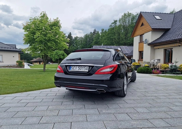 Mercedes-Benz CLS cena 83000 przebieg: 195000, rok produkcji 2013 z Ustroń małe 137